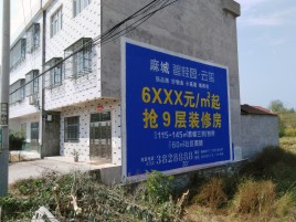 砚山墙体广告质量分析